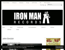 Tablet Screenshot of ironmanrecords.net